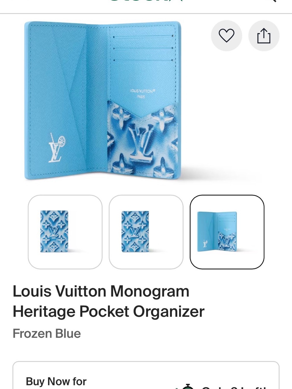 Louis Vuitton Blue Monogram Card & Key Holder. Brand New. - Picture 8 of 8